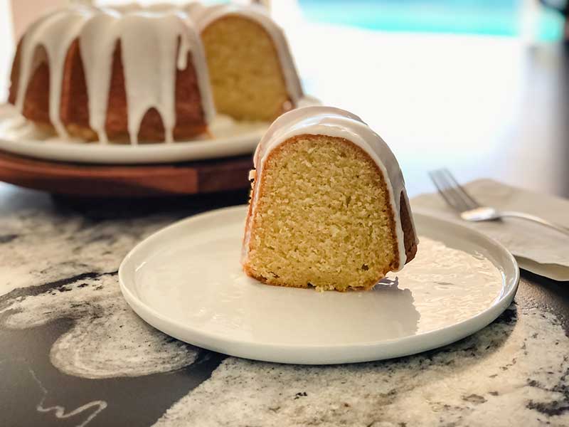 Mrs. Couch's Lemon Buttermilk Cake Slice